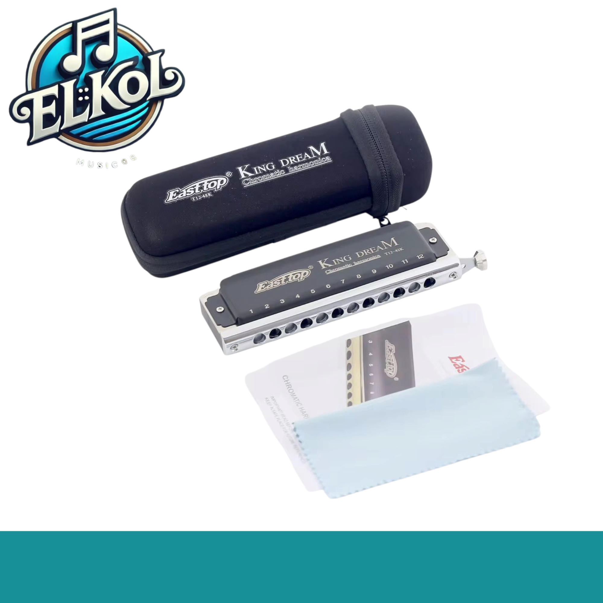 מפוחית כרומטית 12 חורים Easttop T1248K C kingdream